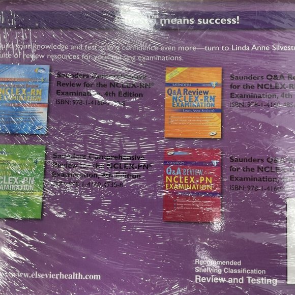 SAUNDERS STRATEGIES FOR TEST SUCCESS: PASSING NURSING Silvestri Phd Rn CD-ROM - Picture 8 of 9